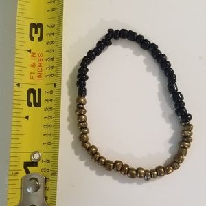 Handmade Glass Bead Stretch Bracelet